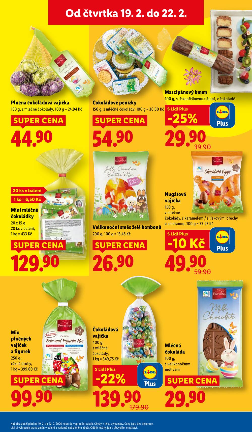 Lidl Čtvrtek od 19.2. do 22.2.2026