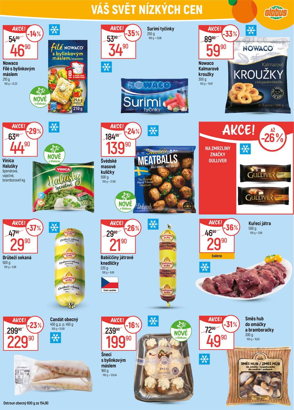 Akční leták Globus 18.2. - 24.2.2026 - Globus Praha - Čakovice
