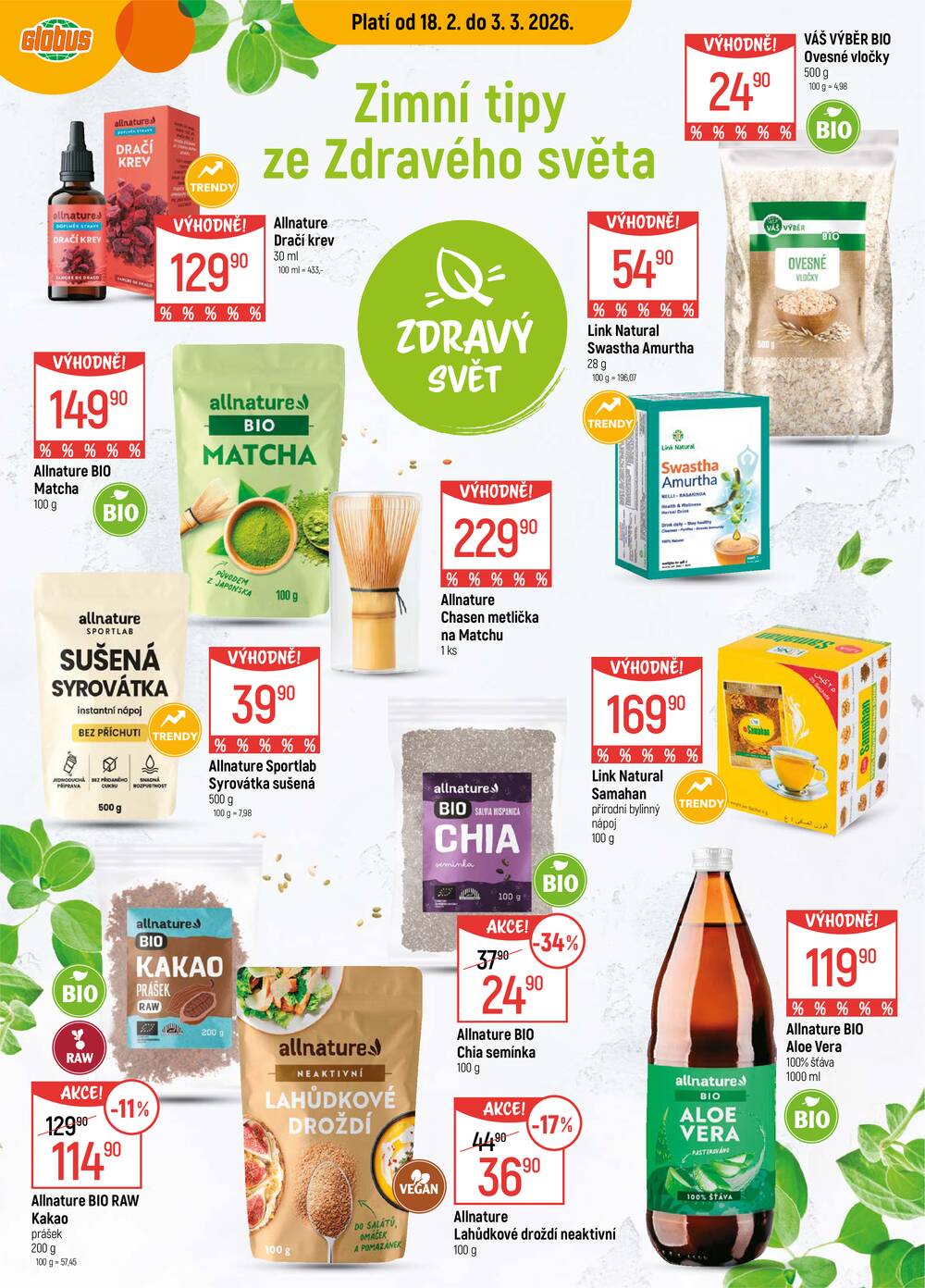 Leták Globus - Akční leták Globus 18.2. - 24.2.2026 - Globus Jenišov u Karlových Varů - strana 15