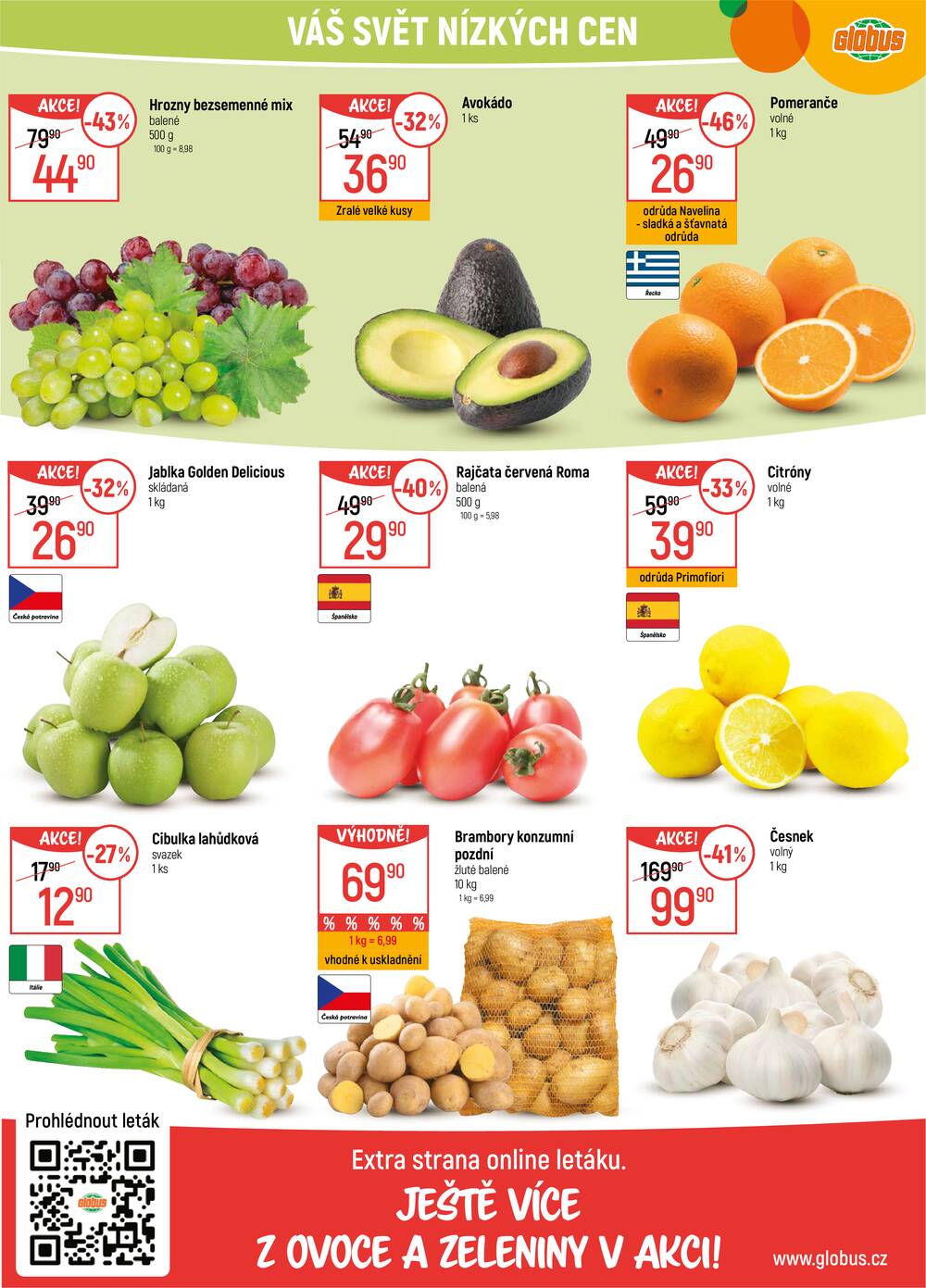 Leták Globus - Akční leták Globus 18.2. - 24.2.2026 - Globus Jenišov u Karlových Varů - strana 18