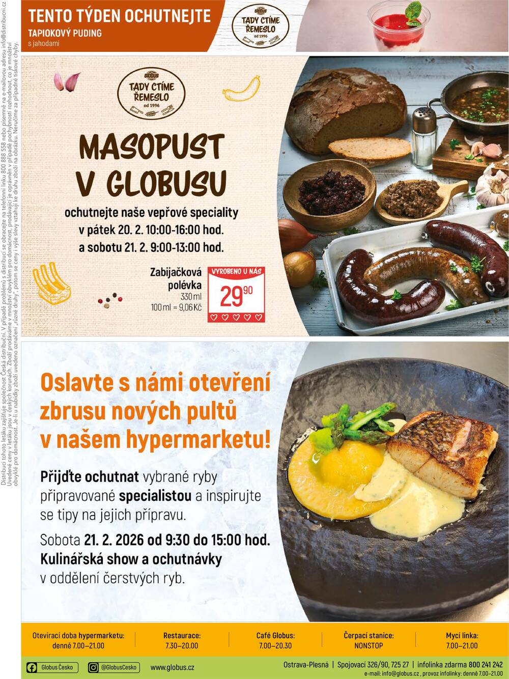 Leták Globus - Akční leták Globus 18.2. - 24.2.2026 - Globus Ostrava - strana 38
