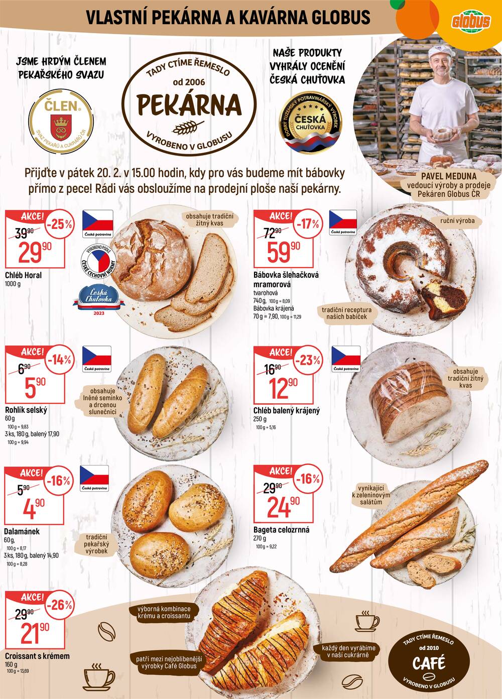 Akční leták Globus 18.2. - 24.2.2026 - Globus Pardubice