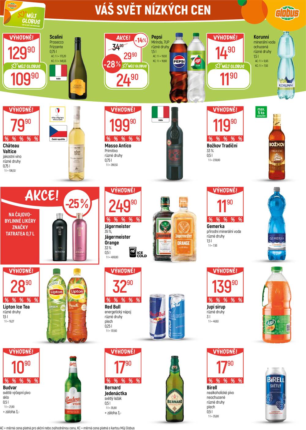 Akční leták Globus 18.2. - 24.2.2026 - Globus Pardubice