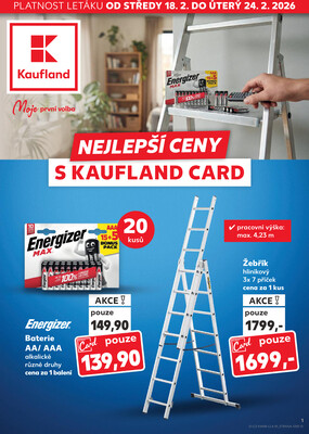 Kaufland Spotřební zboží 18.2. - 1.3.