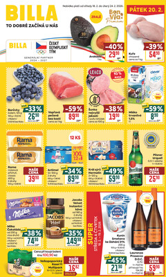Leták BILLA malý leták od 18.2. do 24.2.2026