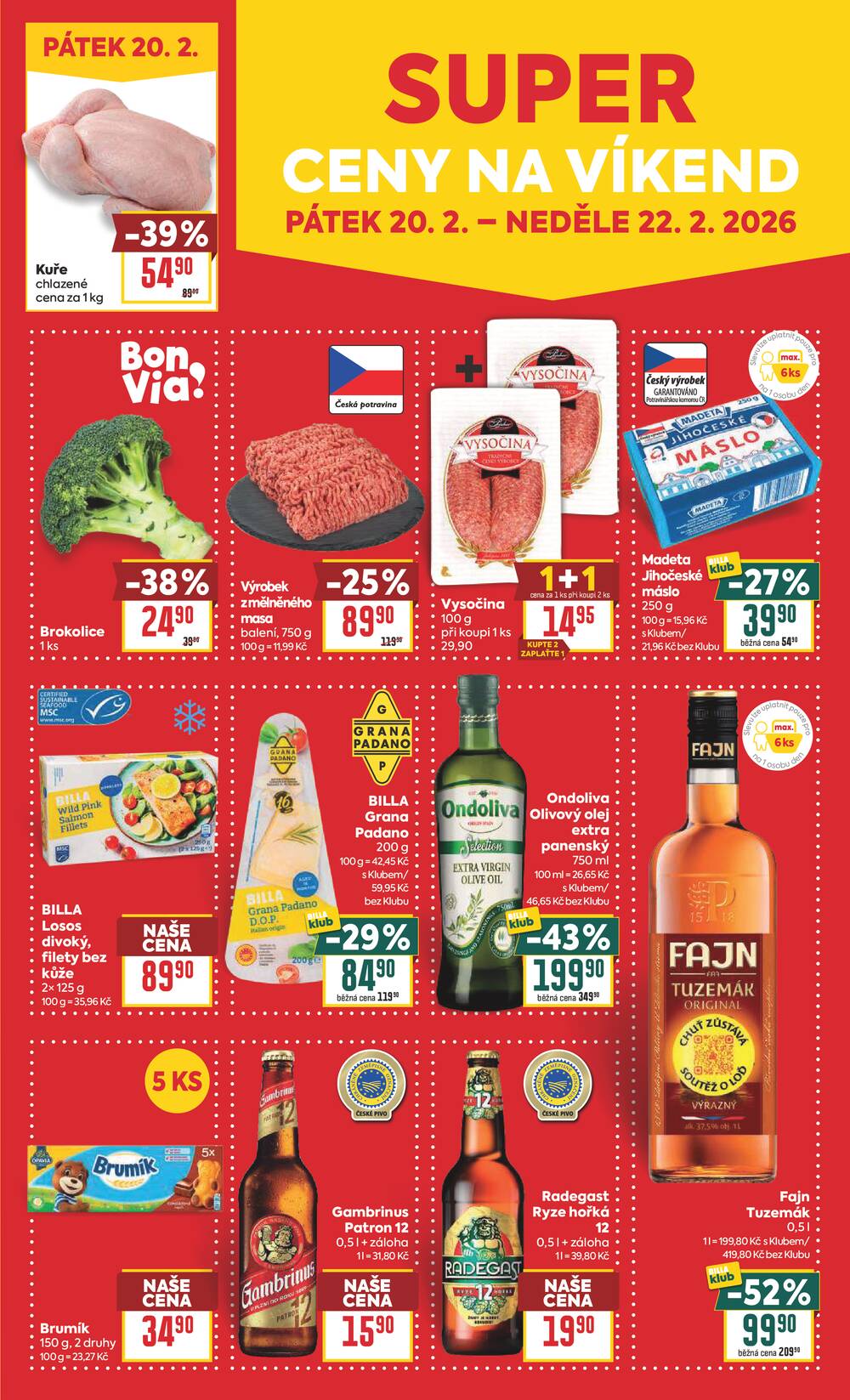 BILLA od 18.2. do 24.2.2026