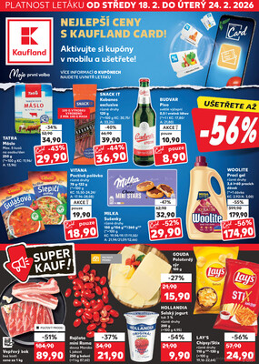 Leták Kaufland 18.2. - 24.2. - Kaufland - Žatec