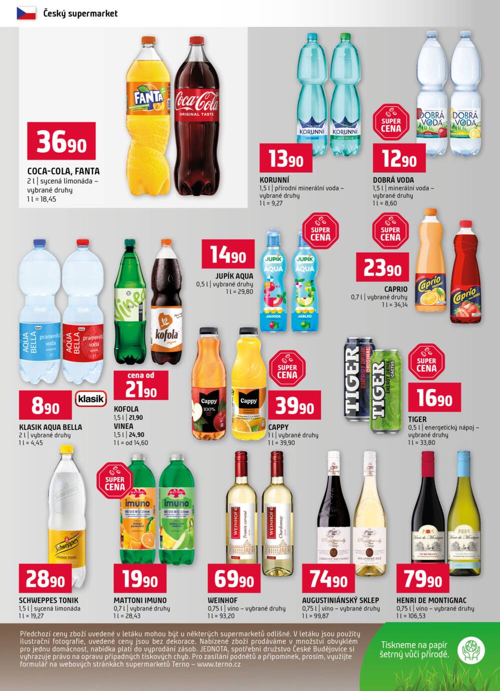 Terno Třeboň, Týn n. Vlt., Bechyně, České Budějovice, Hradec Králové, Olomouc, Borovany od 25.2. do 3.3.2026