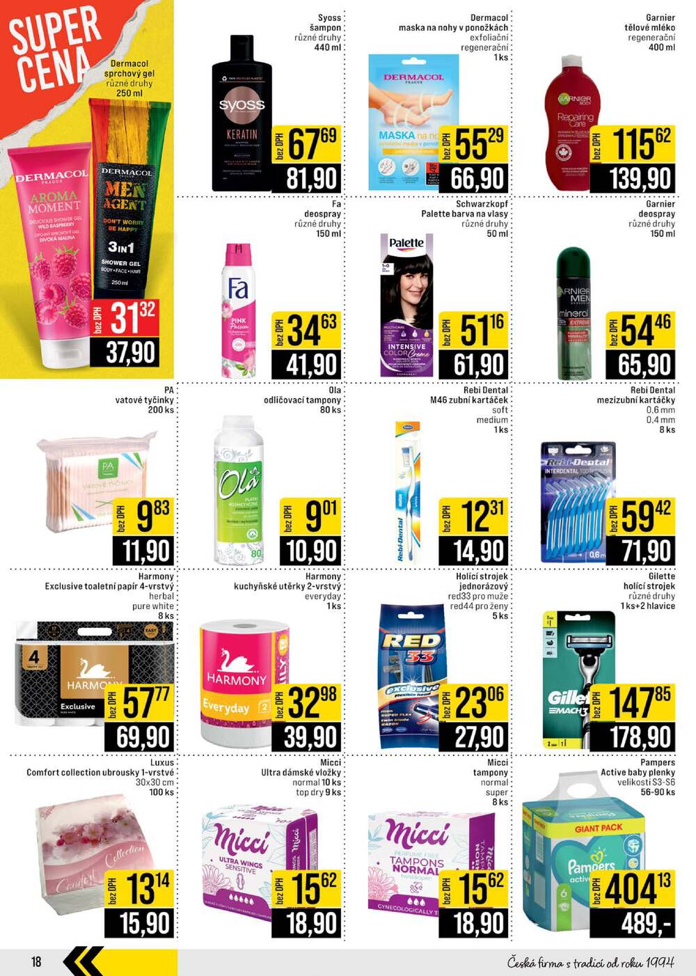 JIP Cash & Carry Brno, Praha, Ostrava, Jilemnice, Pardubice, Ostrava, Karlovy Vary, Olomouc a Zlín od 18.2. do 24.2.2026