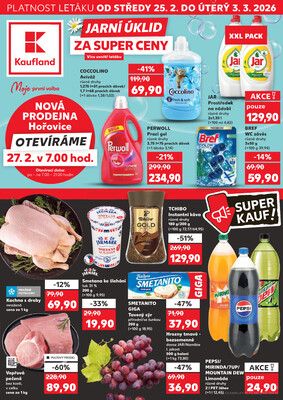 Leták Kaufland 25.2. - 3.3. - Kaufland - Trutnov