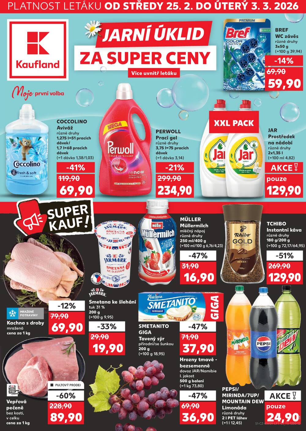 Kaufland 25.2. - 3.3. - Kaufland - Slaný