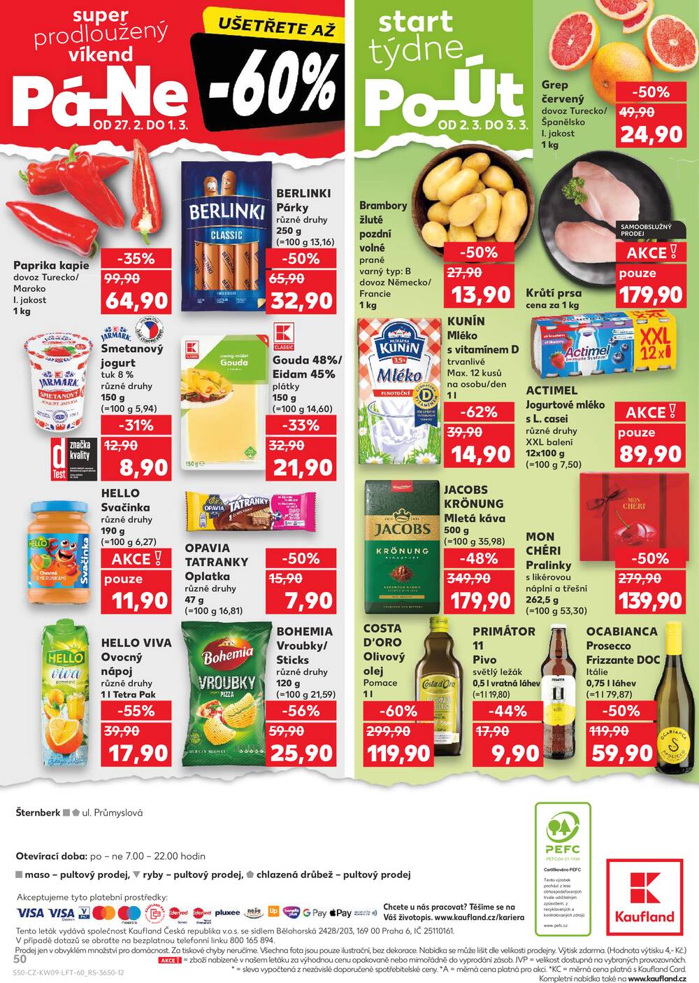 Kaufland 25.2. - 3.3. - Kaufland - Šternberk