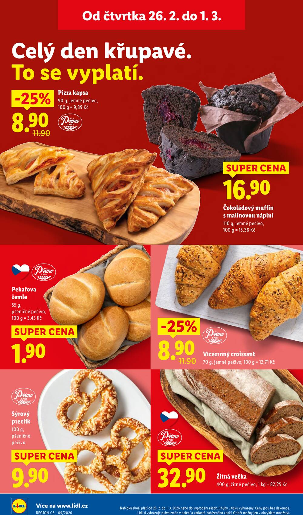Lidl Čtvrtek od 26.2. do 1.3.2026