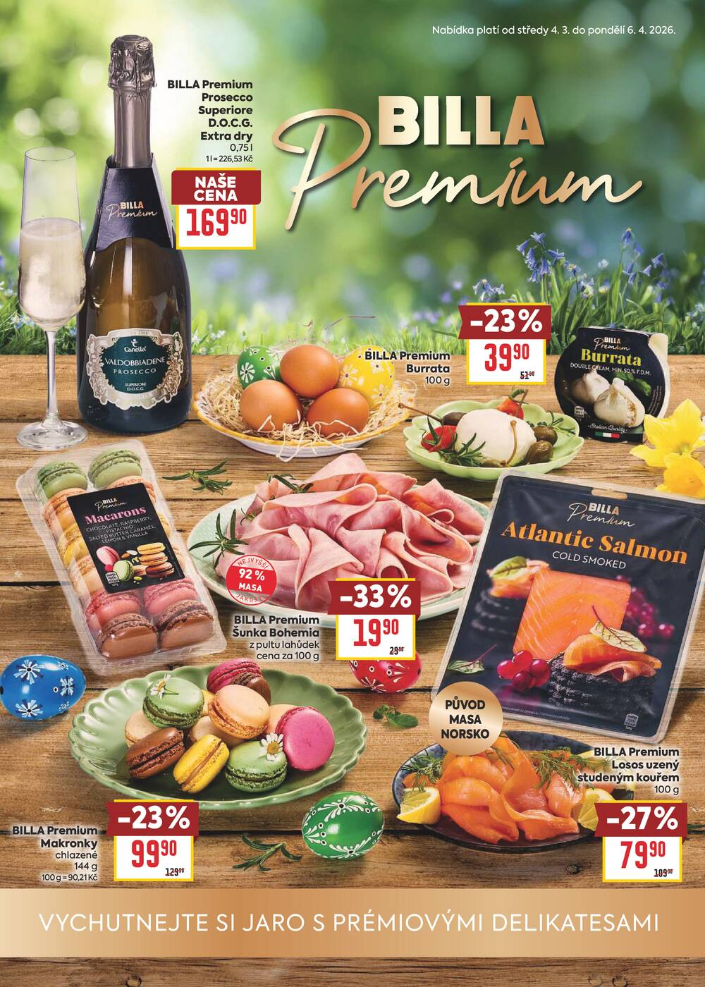 Billa Premium od 4.3. do 6.4.2026