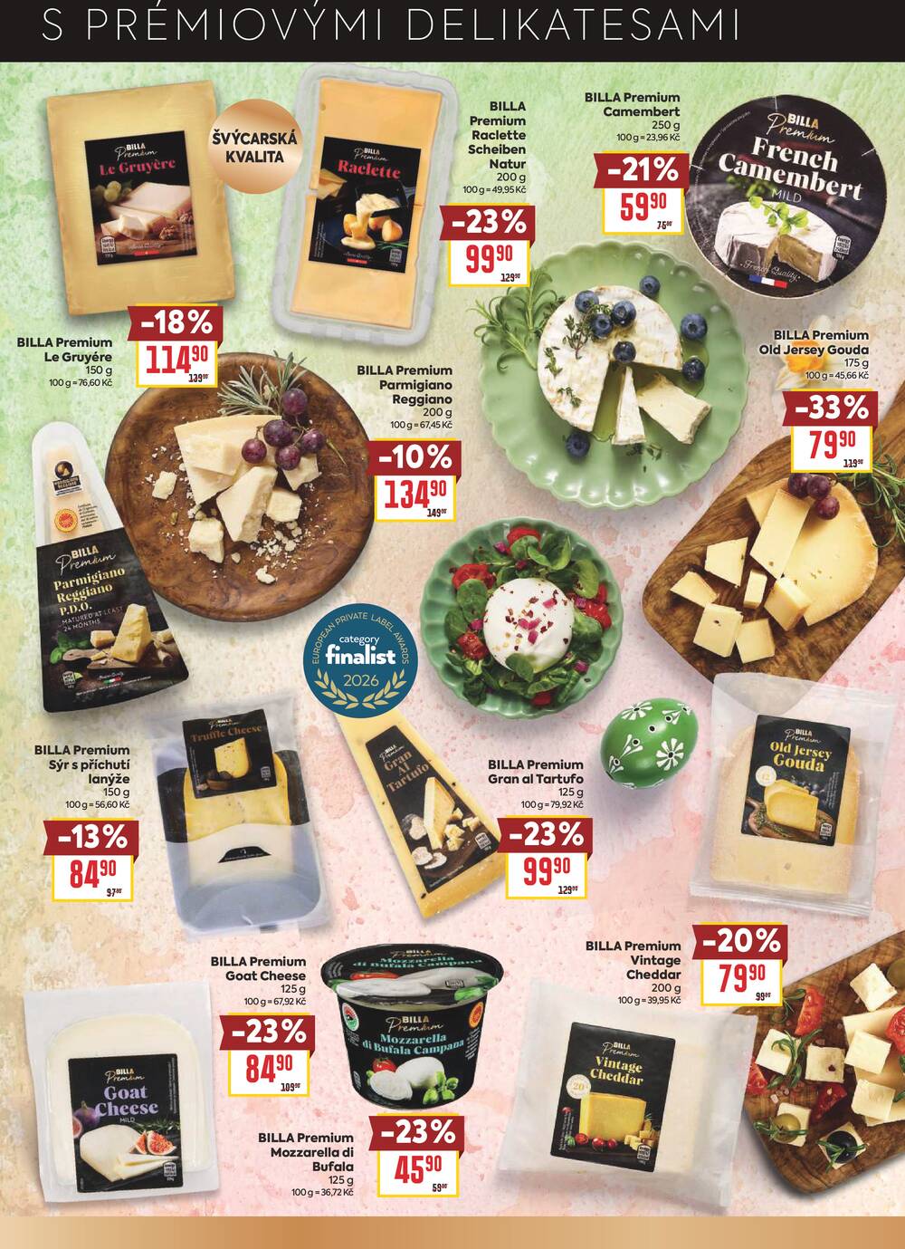 Billa Premium od 4.3. do 6.4.2026