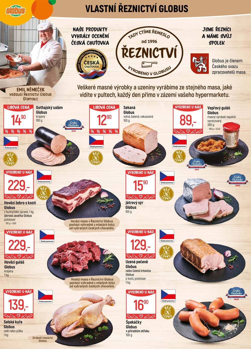 Akční leták Globus 25.2. - 3.3.2026 - Globus Olomouc