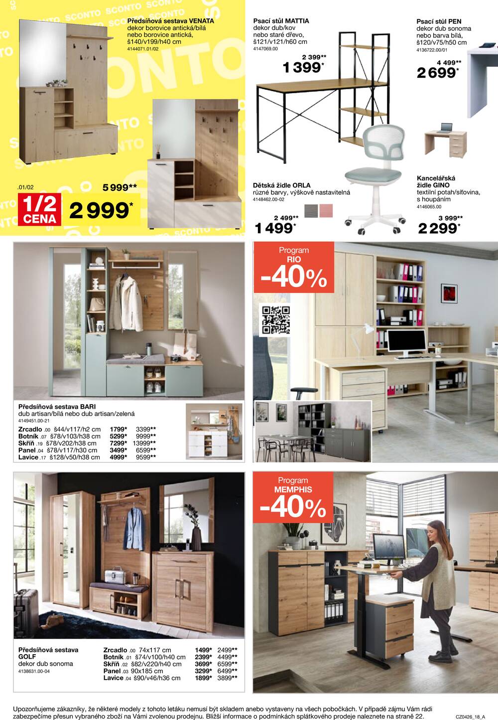 Sconto nábytek od 4.3. do 24.3.2026