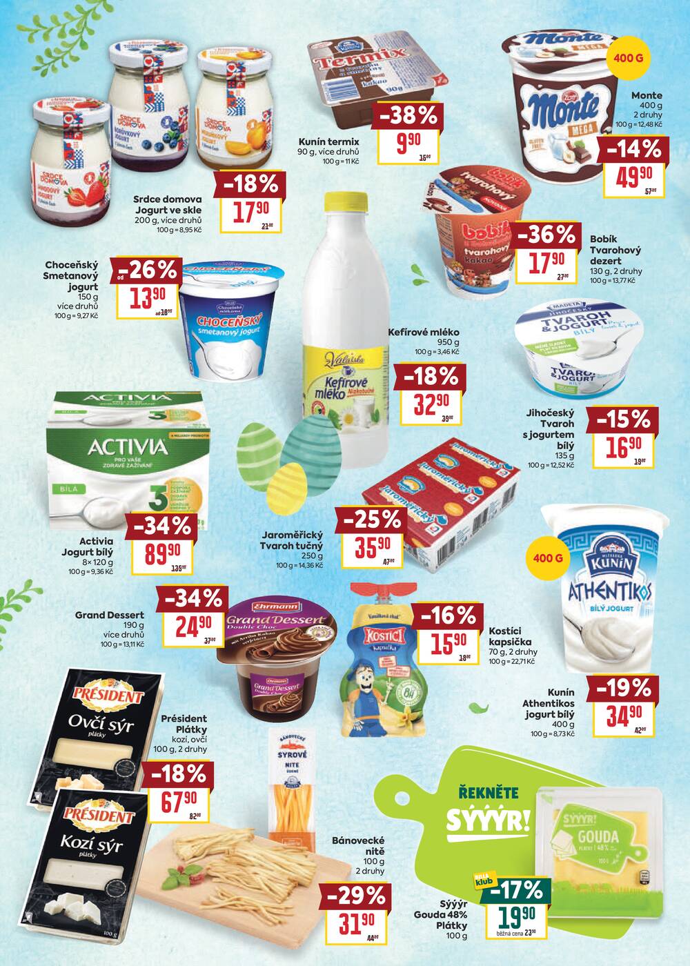 BILLA Velikonoce od 4.3. do 17.3.2026