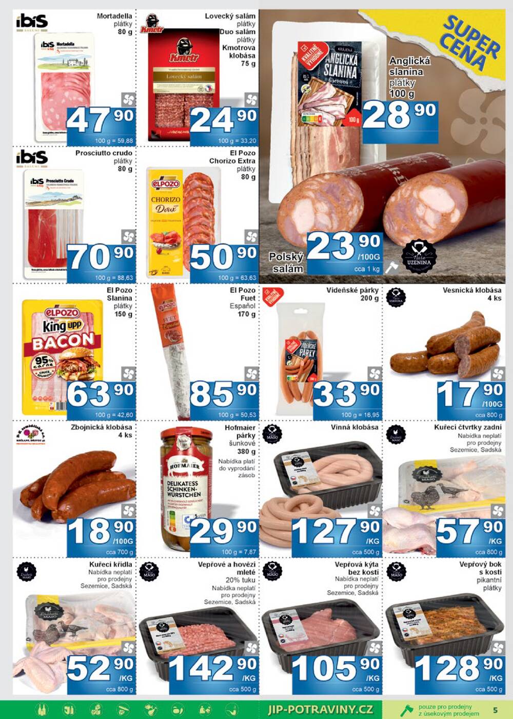 Leták JIP - JIP Maloobchod od 25.2. do 8.3.2026 - strana 5