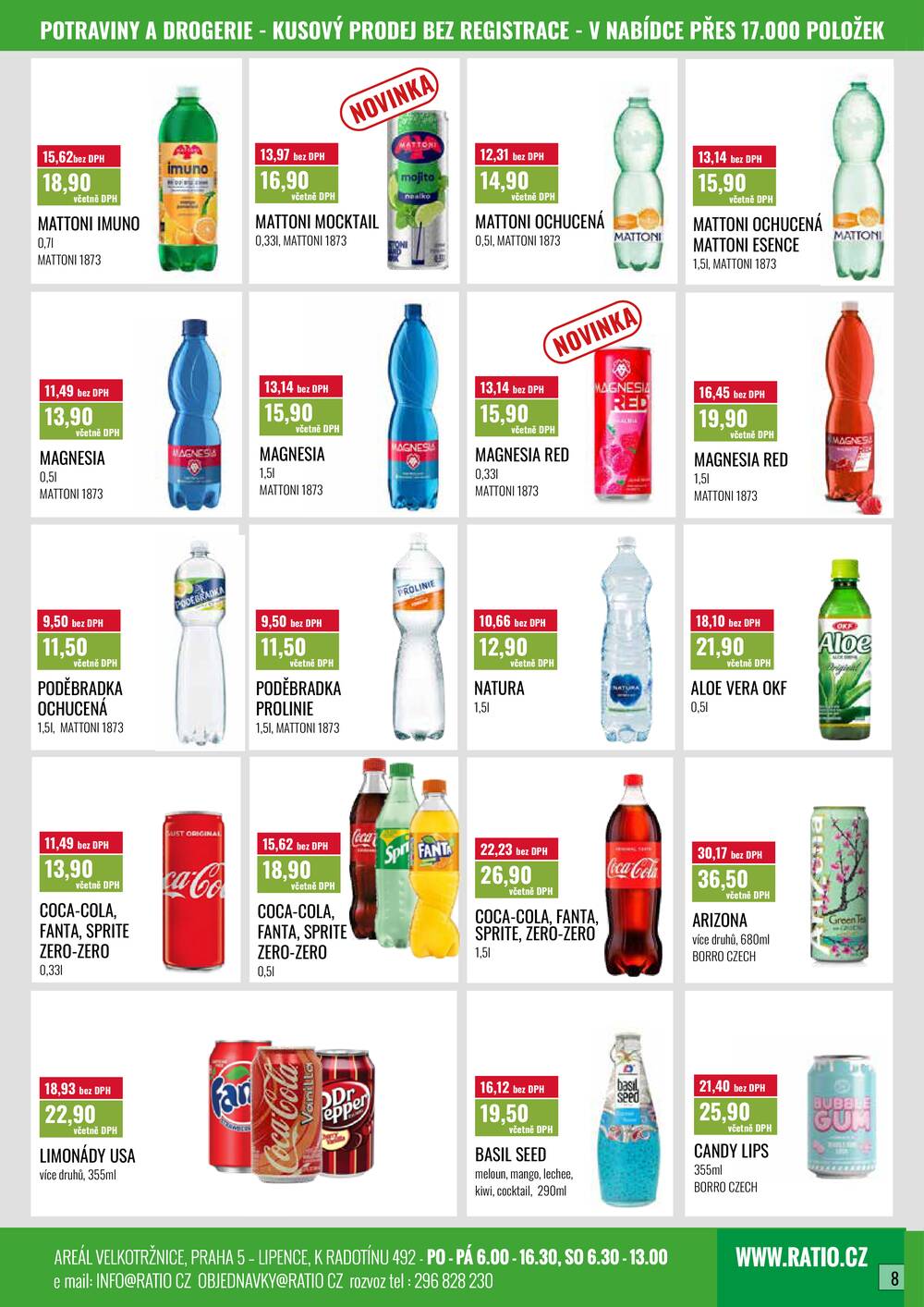 Leták Ratio - Ratio od 1.3. do 31.3.2026 - strana 8 Leták Ratio - Ratio od 1.3. do 31.3.2026 - strana 8