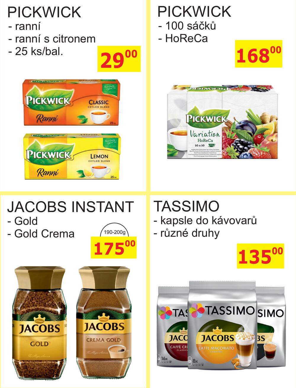 BENE Nápoje od 1.3. do 31.3.2026