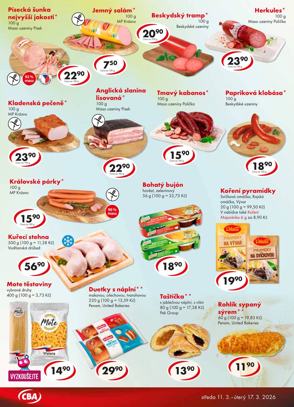 CBA Premium od 11.3. do 17.3.2026