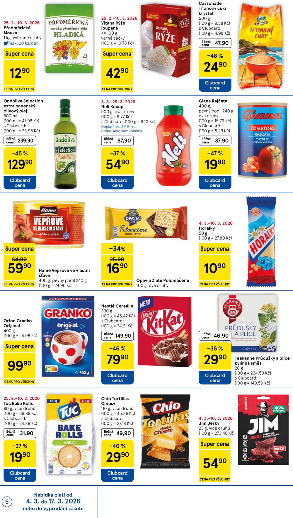 Leták Tesco - Tesco supermarkety od 4.3. do 10.3.2026 - strana 6