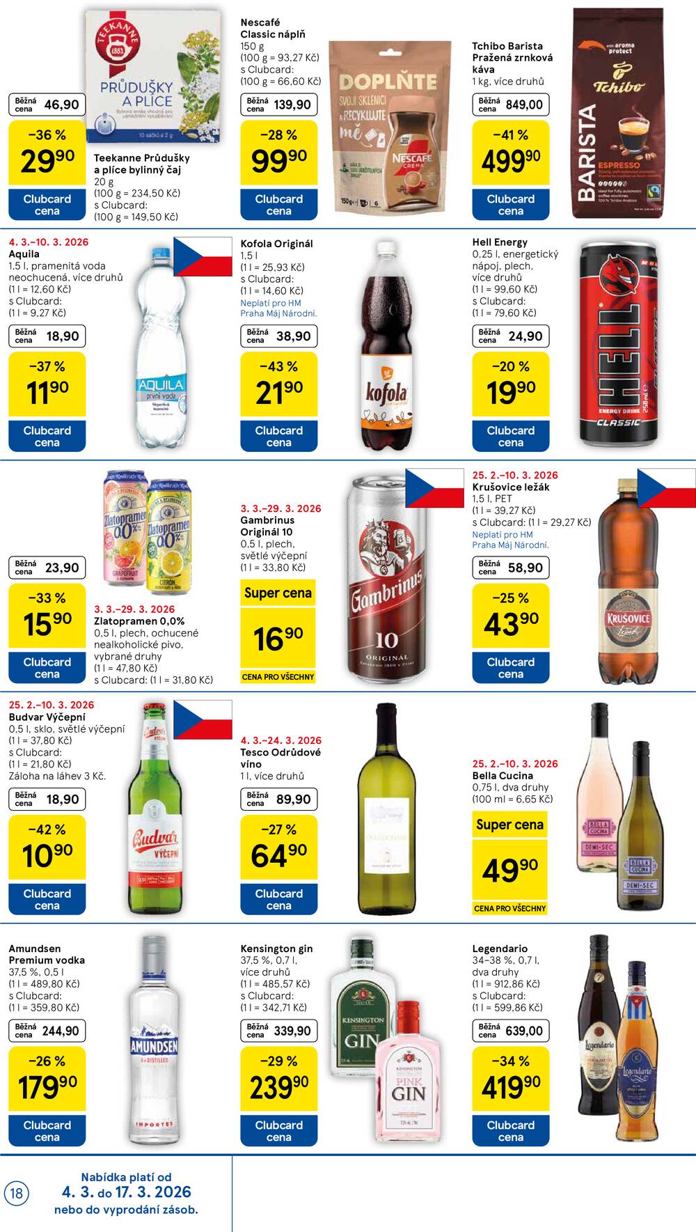 Tesco malé hypermarkety od 4.3. do 10.3.2026