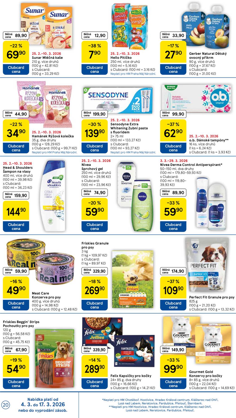 Tesco malé hypermarkety od 4.3. do 10.3.2026