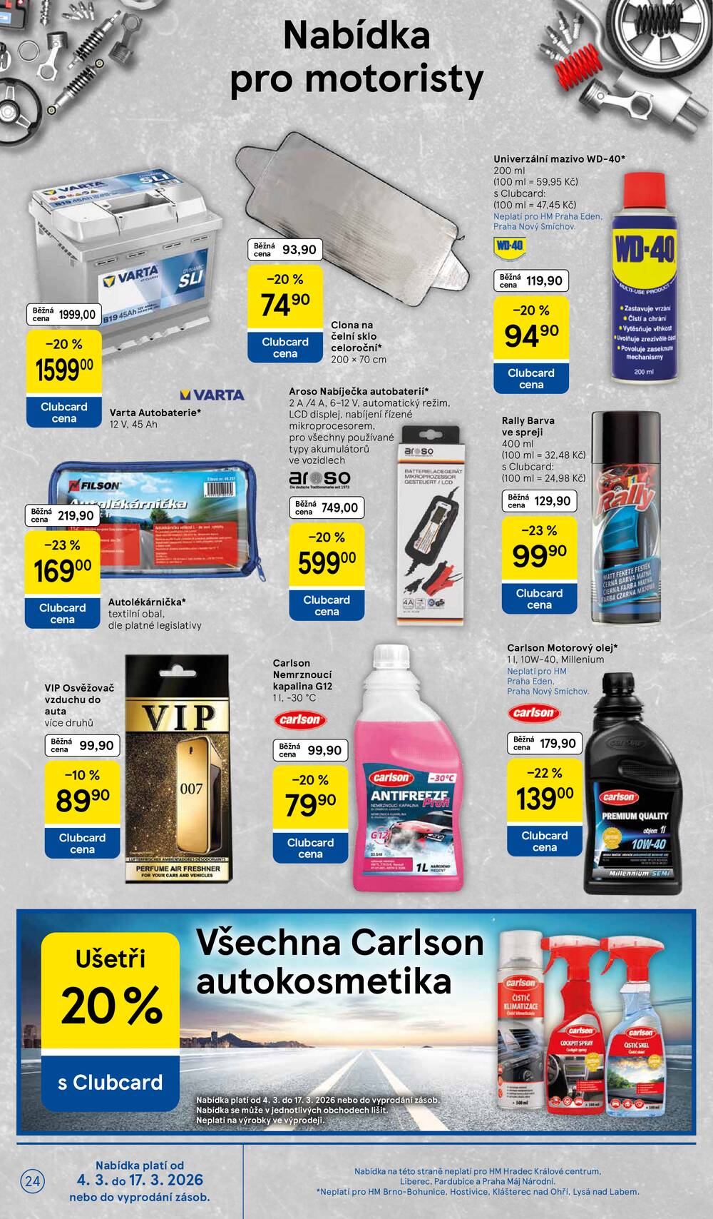 Tesco malé hypermarkety od 4.3. do 10.3.2026