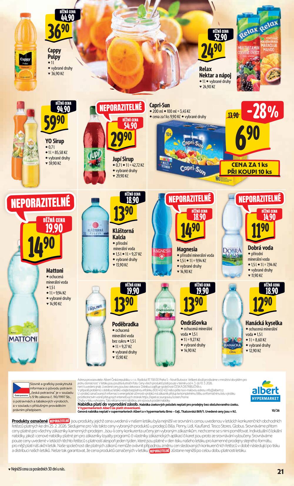 Albert Hypermarket Jihomoravský od 4.3. do 10.3.2026