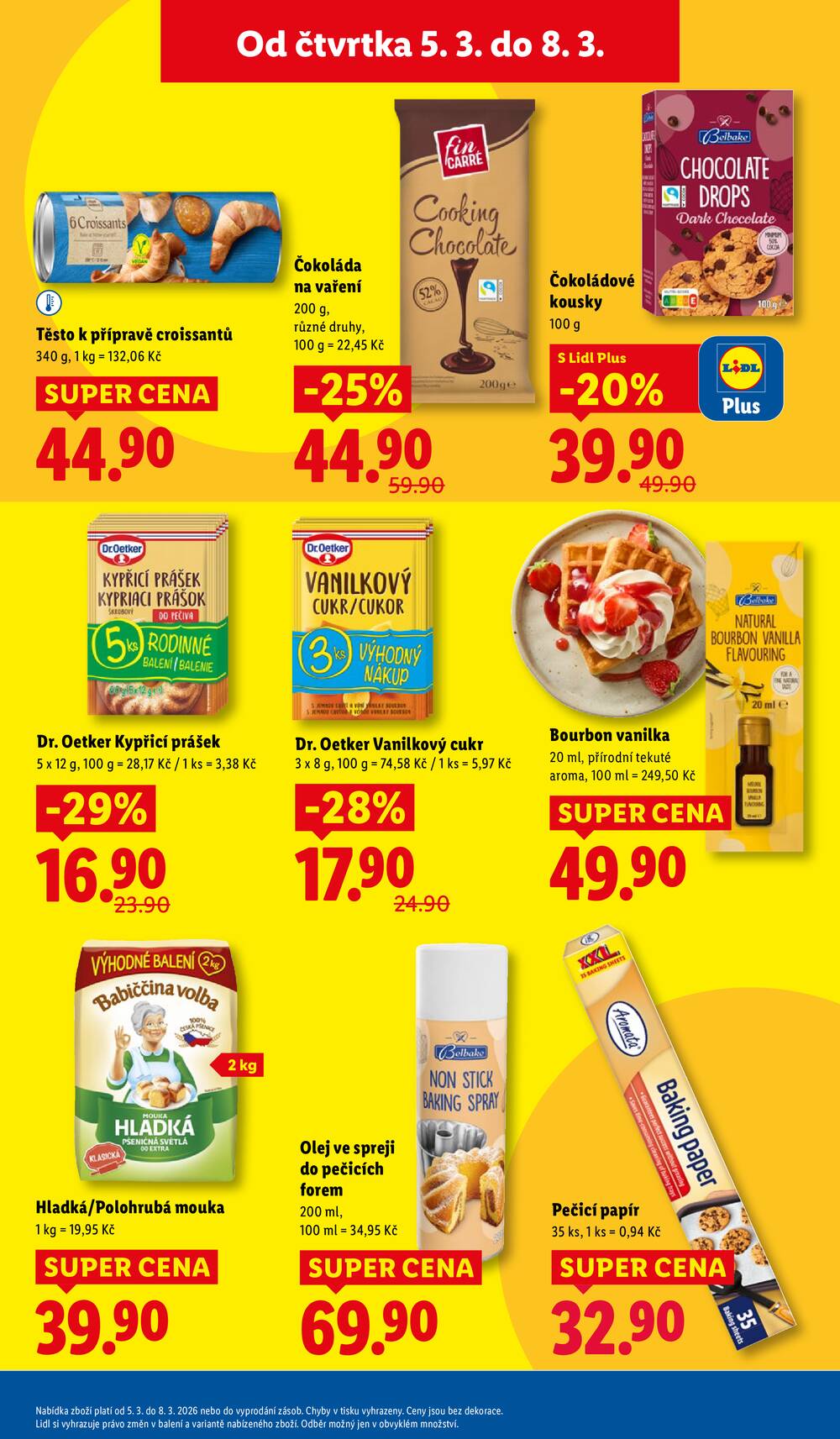 Lidl Čtvrtek od 5.3. do 8.3.2026
