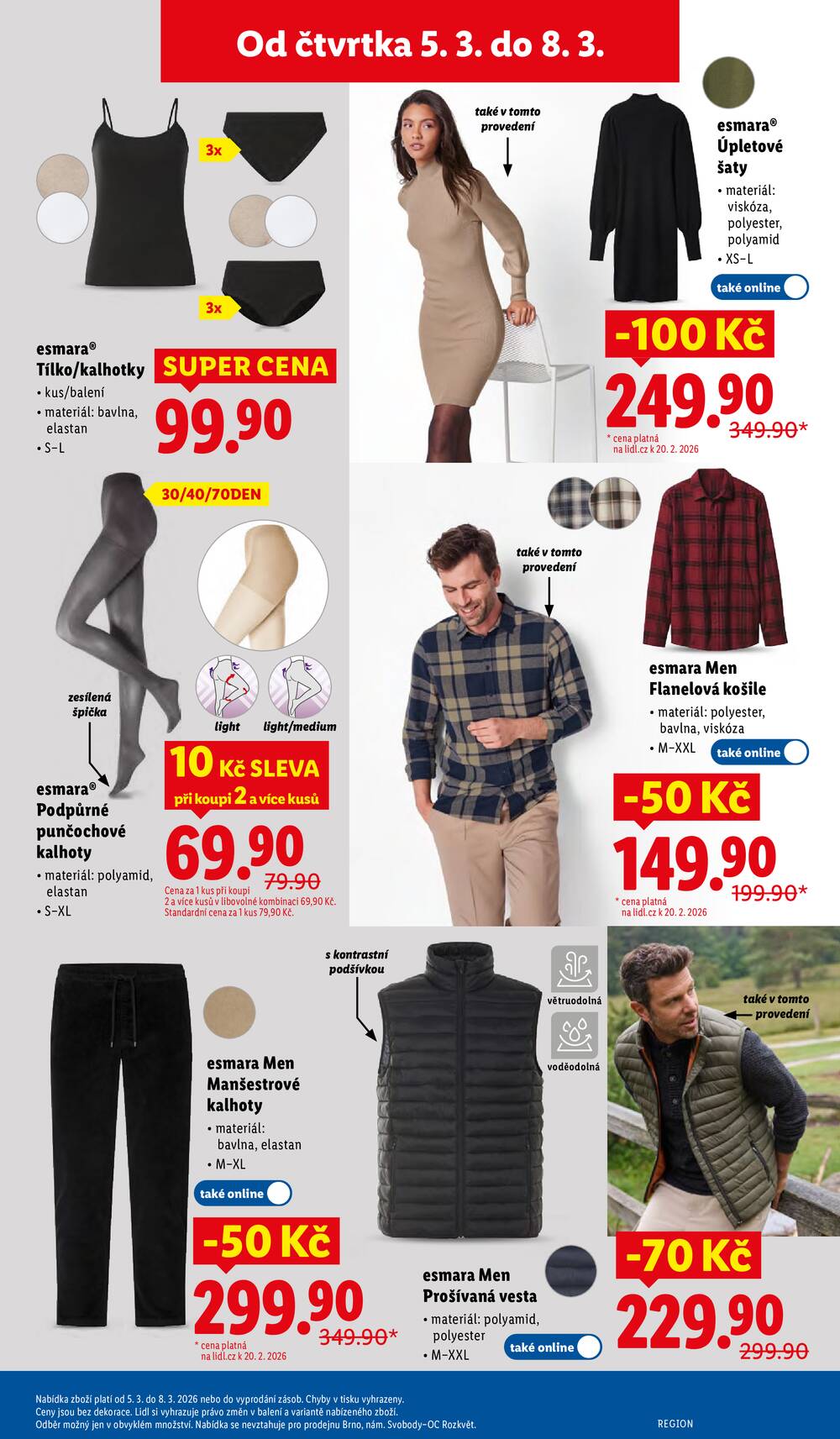 Lidl Čtvrtek od 5.3. do 8.3.2026