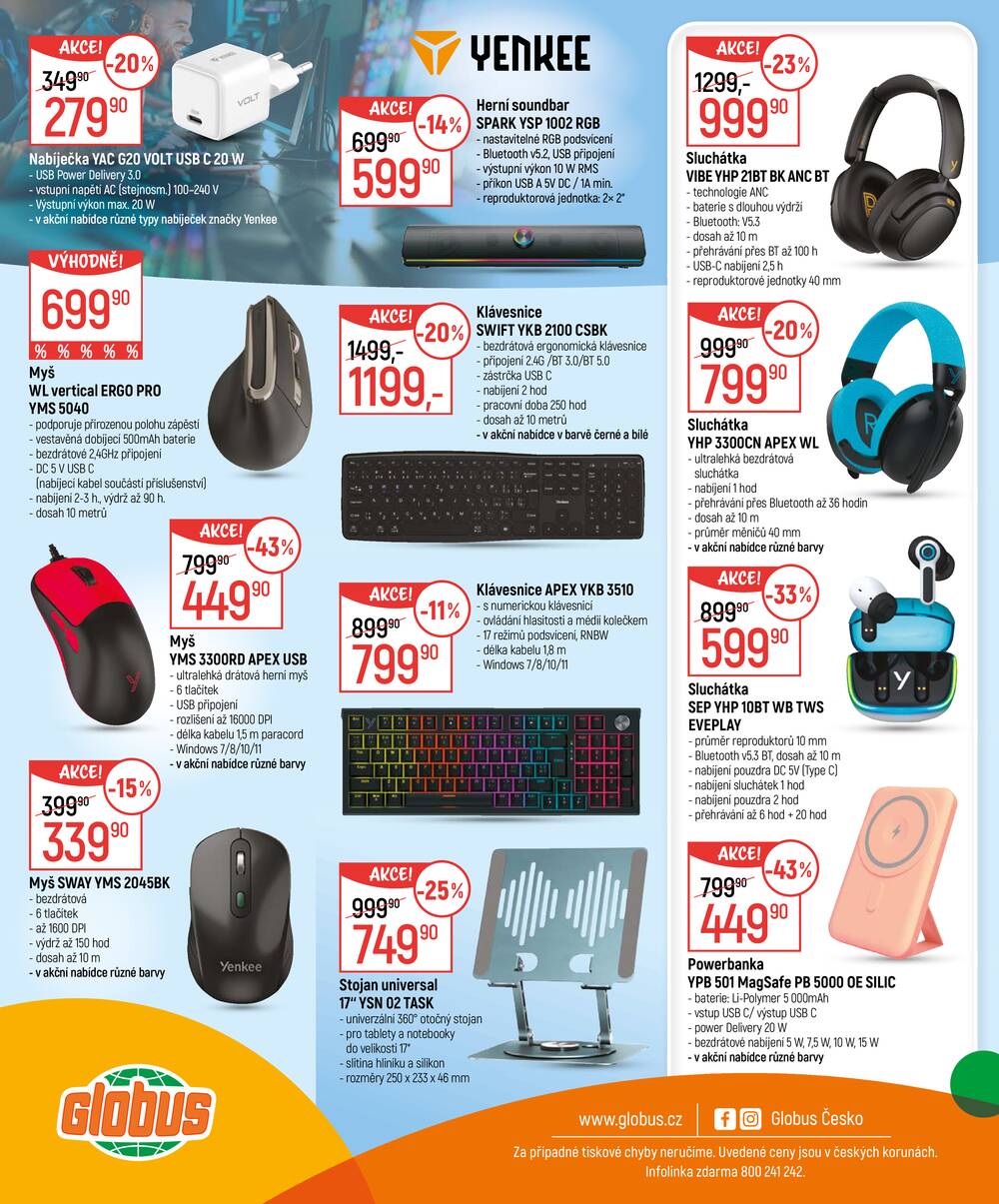 Akční leták Globus 4.3. - 30.3.2026 - Globus Praha - Zličín