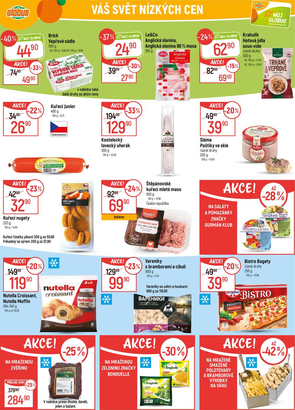 Leták Globus - Akční leták Globus 4.3. - 10.3.2026 - Globus Praha - Zličín - strana 17