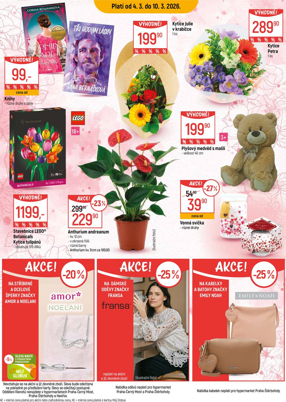 Akční leták Globus 4.3. - 10.3.2026 - Globus České Budějovice