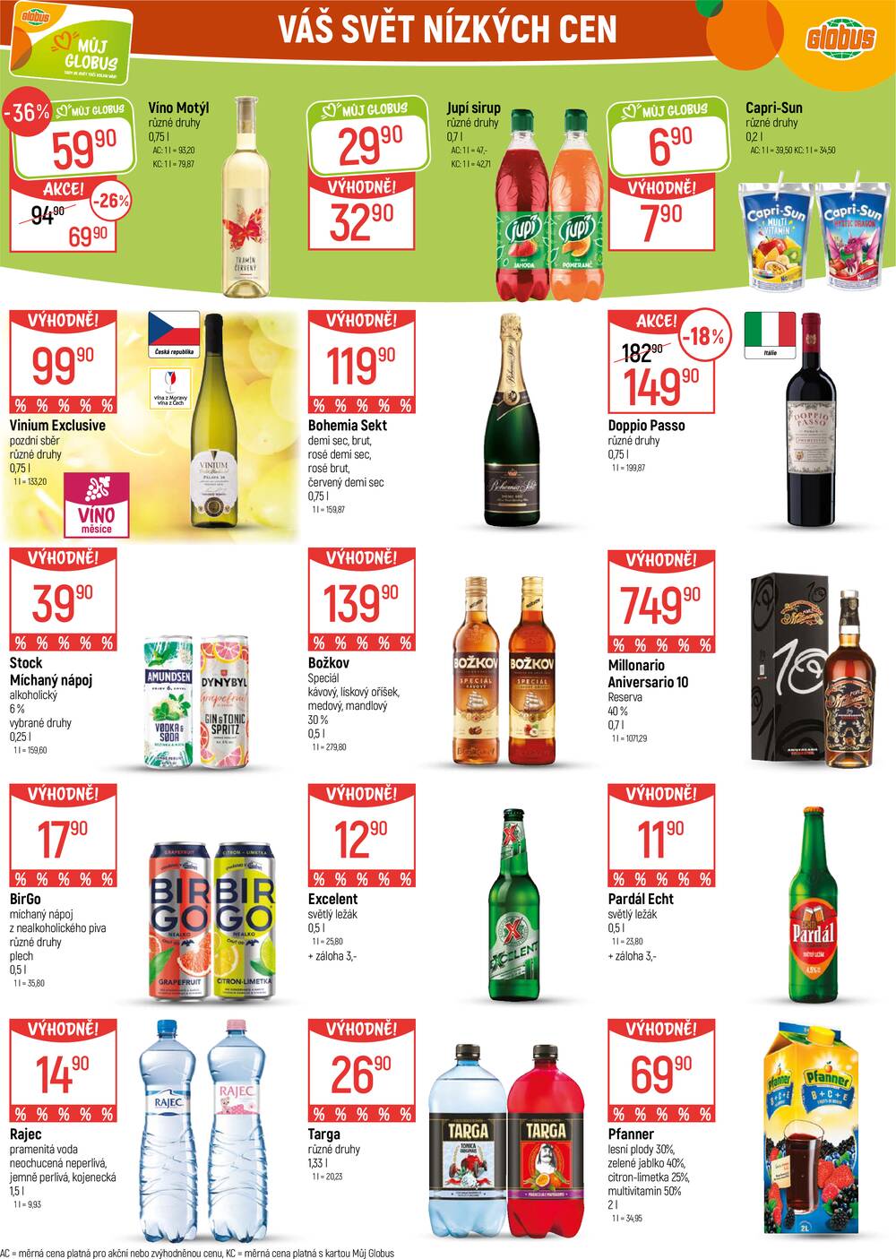 Akční leták Globus 4.3. - 10.3.2026 - Globus České Budějovice