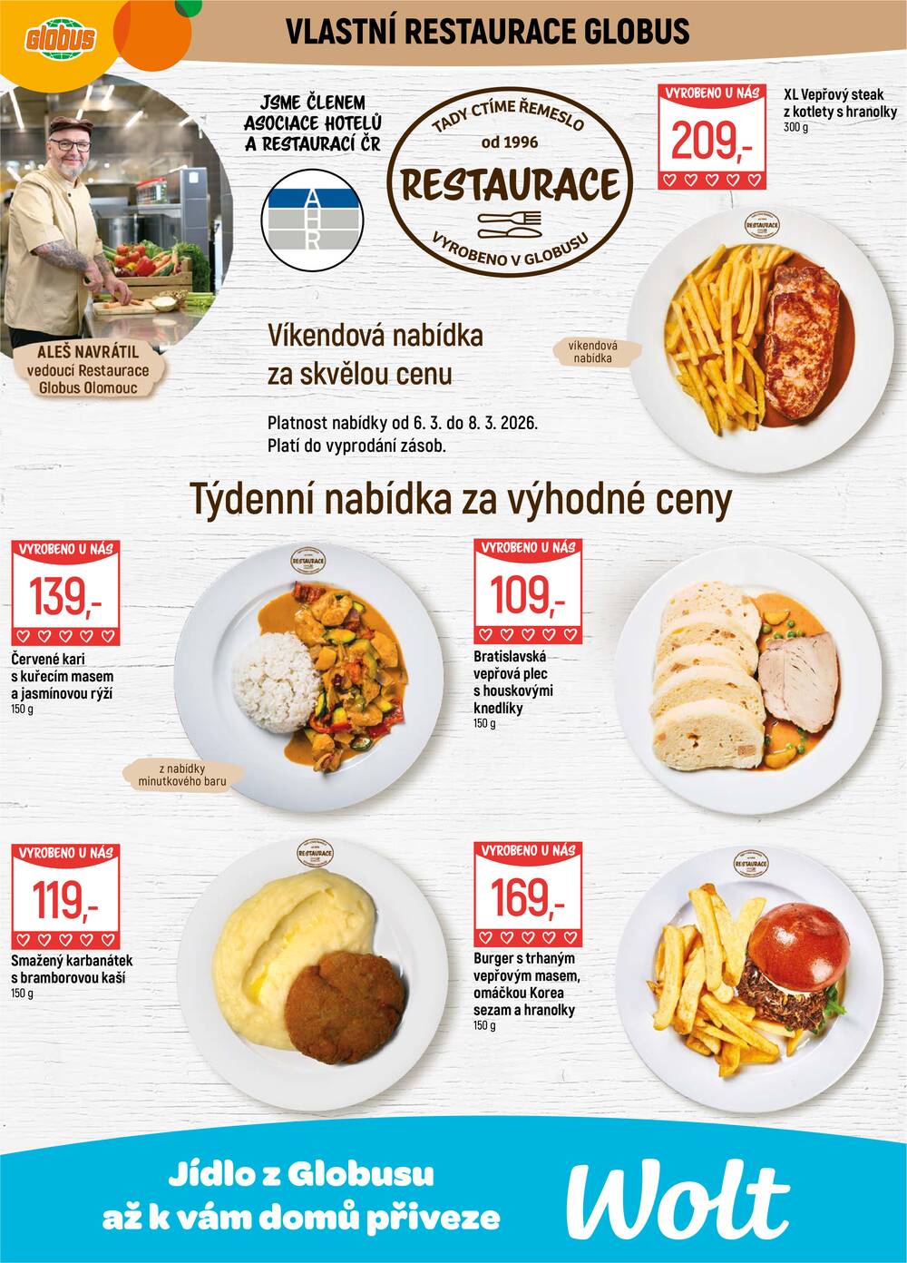 Akční leták Globus 4.3. - 10.3.2026 - Globus Olomouc