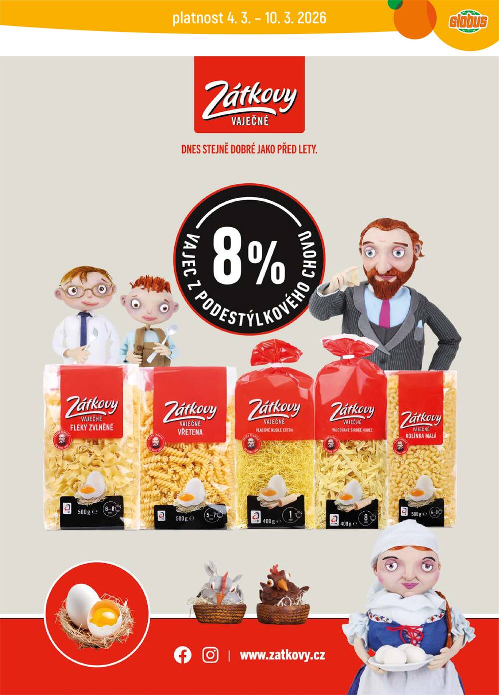 Akční leták Globus 4.3. - 10.3.2026 - Globus Olomouc