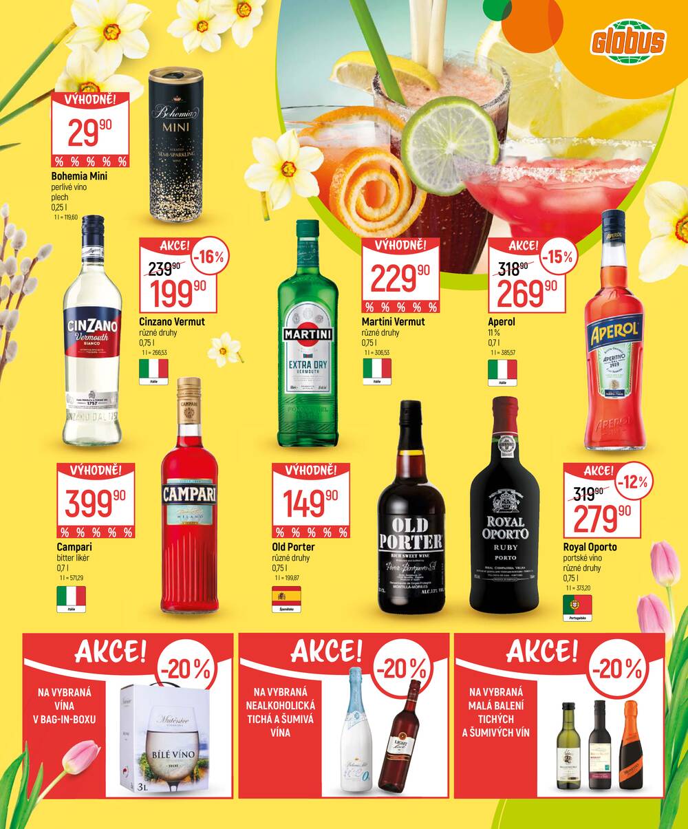 Akční leták Globus 4.3. - 5.4.2026 - Globus Pardubice