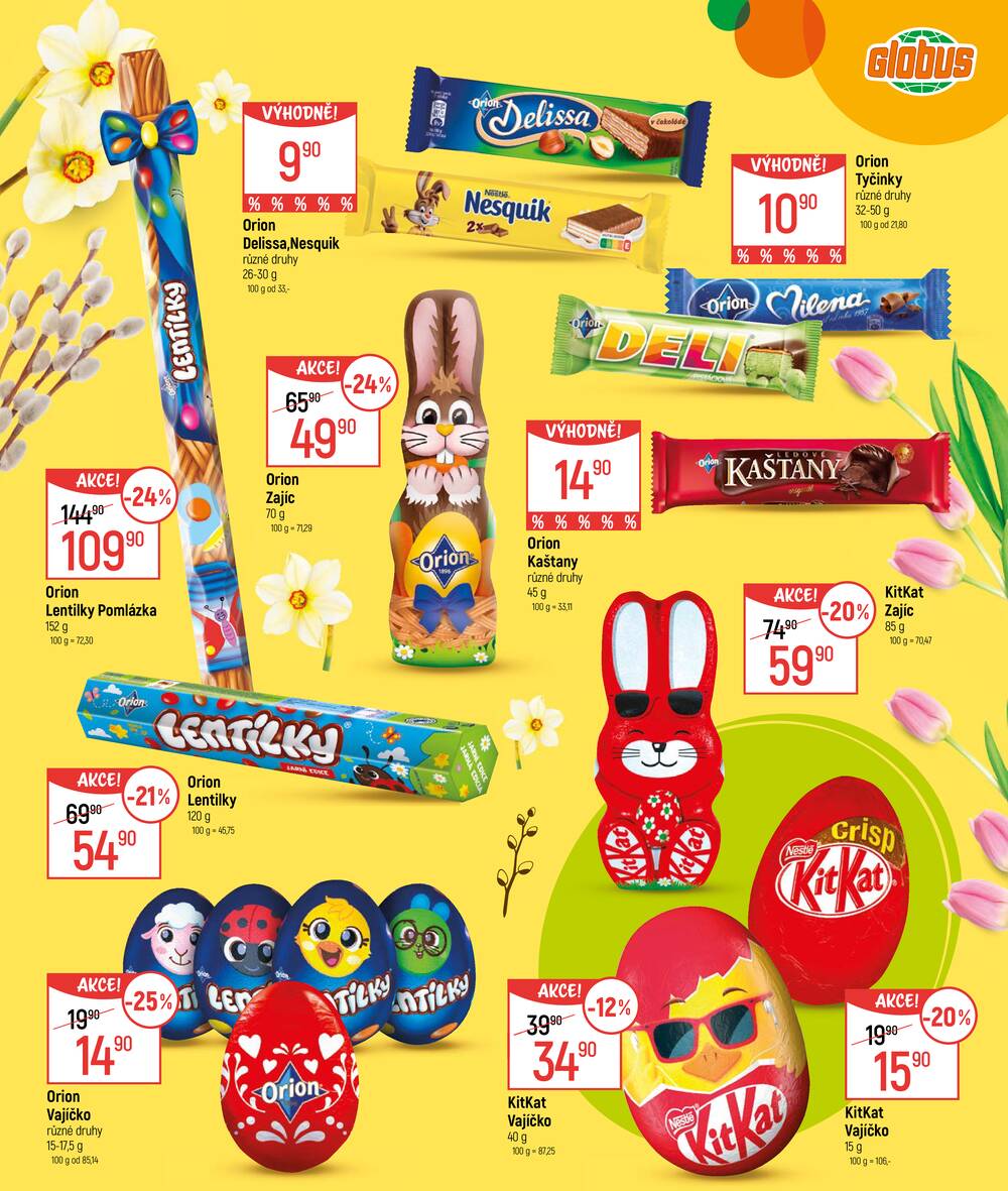 Akční leták Globus 4.3. - 5.4.2026 - Globus Chotíkov u Plzně