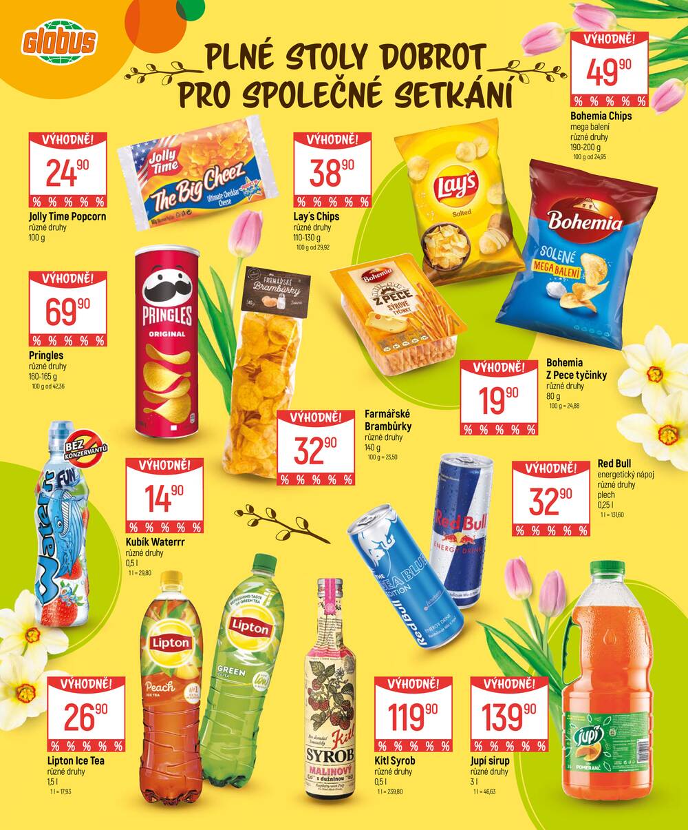 Akční leták Globus 4.3. - 5.4.2026 - Globus Chotíkov u Plzně