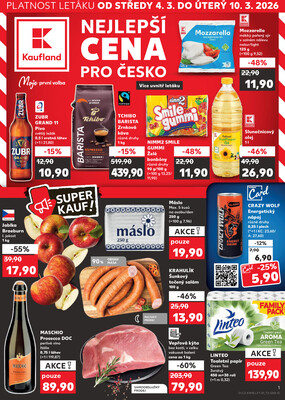 Leták Kaufland 4.3. - 10.3. - Kaufland - Kladno