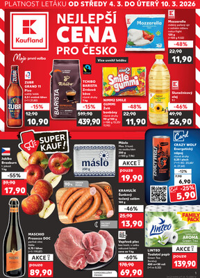 Leták Kaufland 4.3. - 10.3. - Kaufland - Frýdek Místek