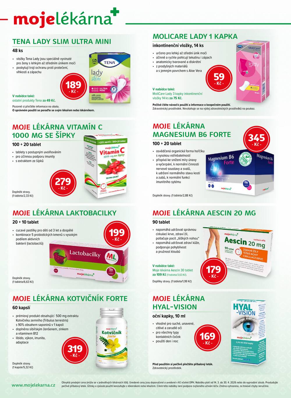 mojelekarna.cz od 14.3. do 30.4.2026
