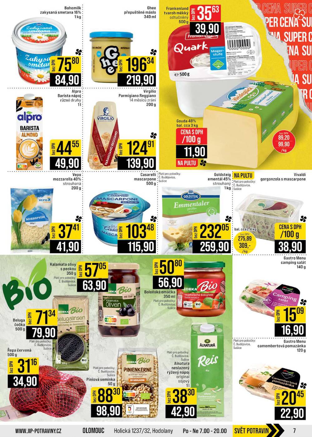 Leták JIP - JIP Cash & Carry České Budějovice, Most, Náchod, Polička, Sušice a Svoboda nad Úpou od 4.3. do 10.3.2026 - strana 7