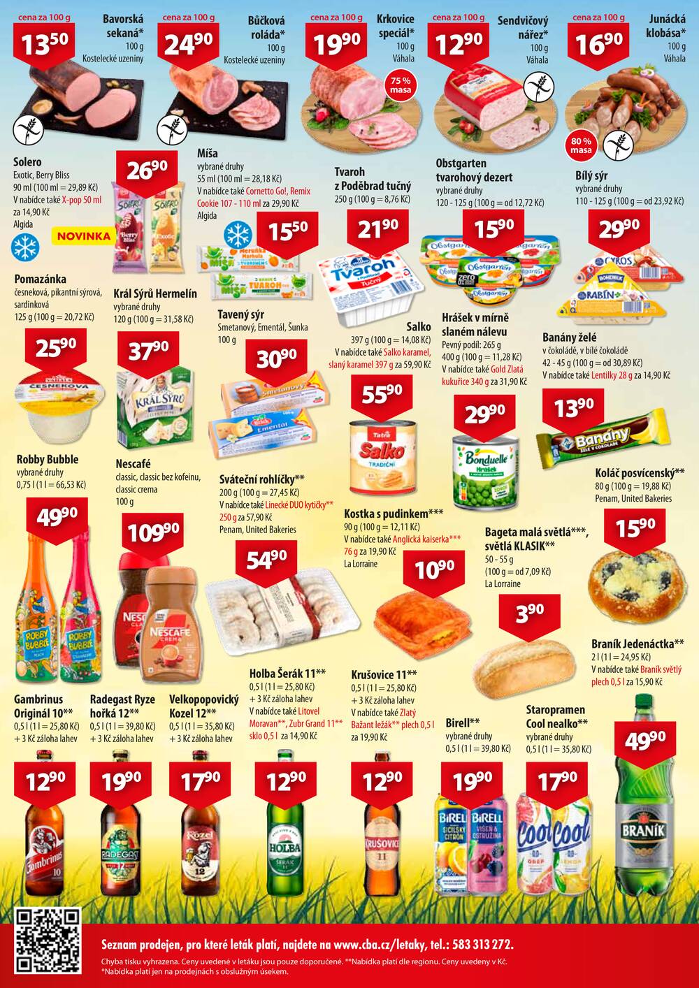 Leták CBA - CBA Market od 18.3. do 29.3.2026 - strana 2 Leták CBA - CBA Market od 18.3. do 29.3.2026 - strana 2