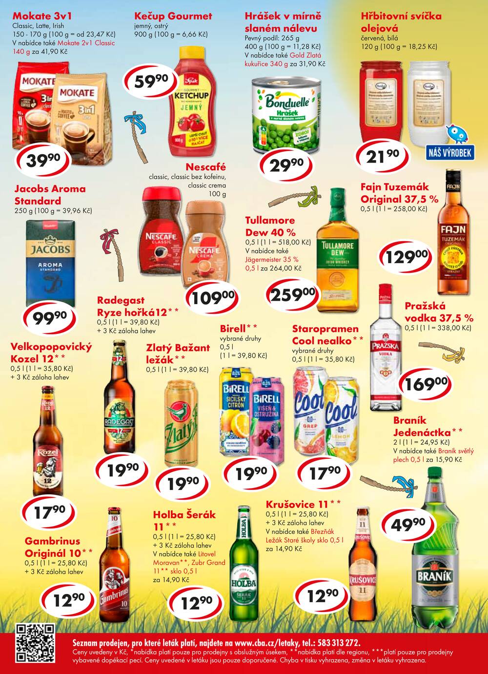 CBA potraviny od 18.3. do 29.3.2026