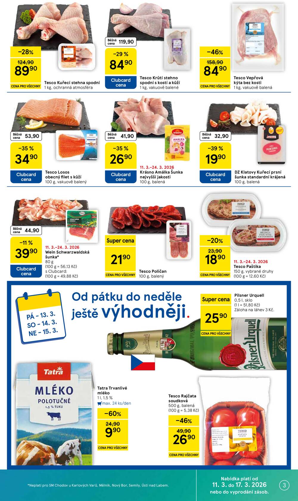 Tesco supermarkety od 11.3. do 17.3.2026