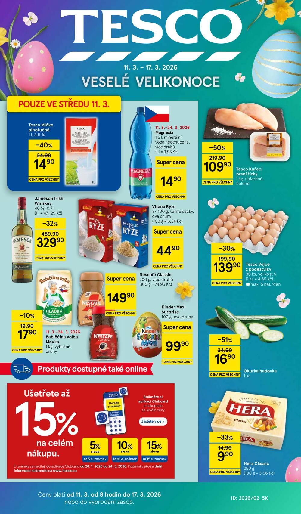 Leták Tesco - Tesco malé hypermarkety od 11.3. do 17.3.2026 - strana 1